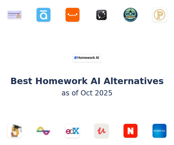 Best Homework AI Alternatives