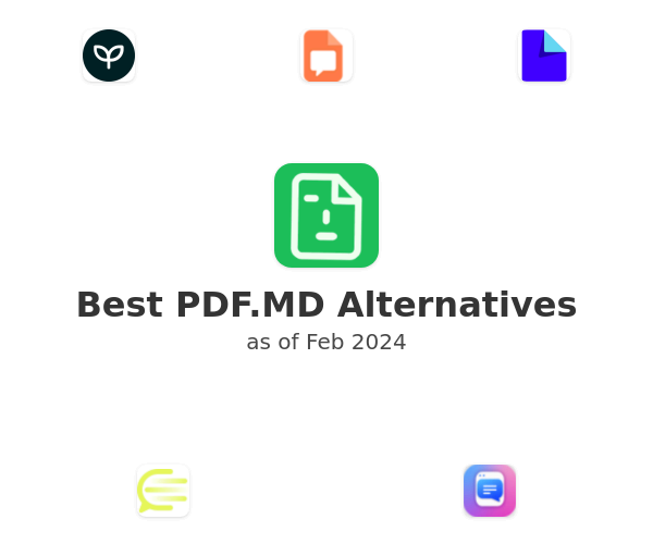 Best PDF.MD Alternatives