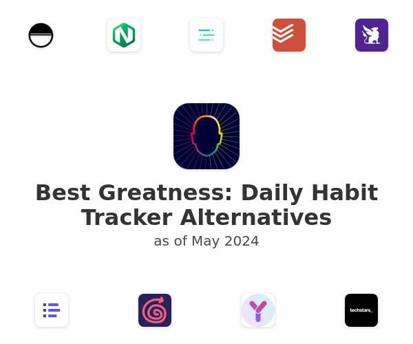 Best Greatness: Daily Habit Tracker Alternatives