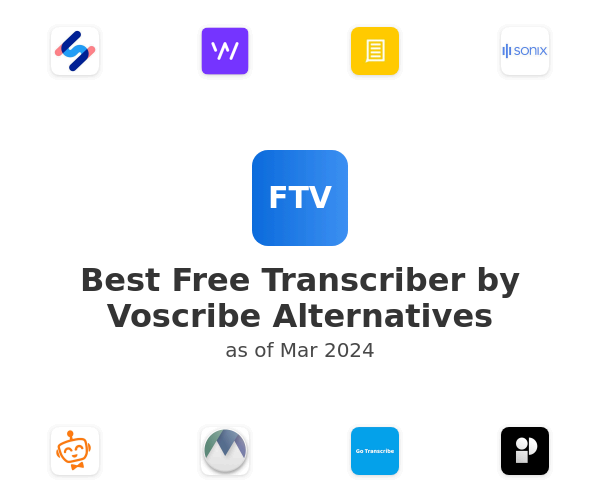 Best Free Transcriber by Voscribe Alternatives