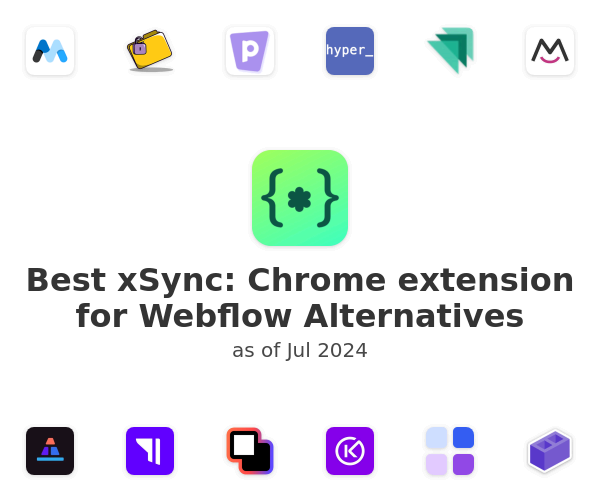Best xSync: Chrome extension for Webflow Alternatives