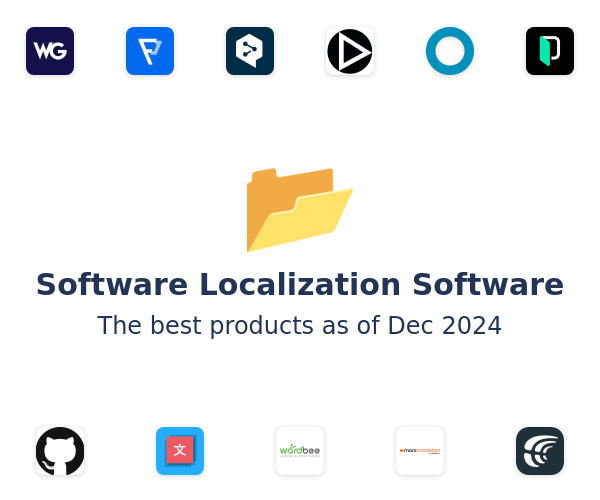 The best Software Localization products