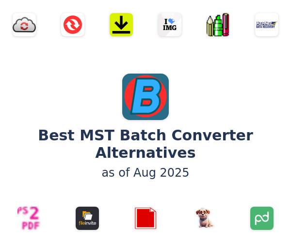 Best MST Batch Converter Alternatives