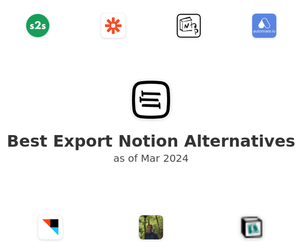 Best Export Notion Alternatives