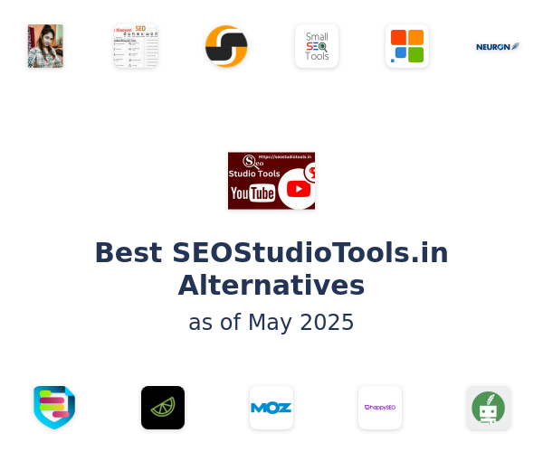 Best SEOStudioTools.in Alternatives
