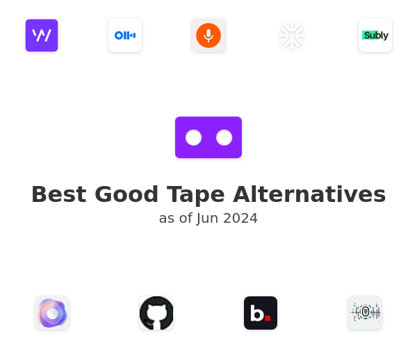Best Good Tape Alternatives