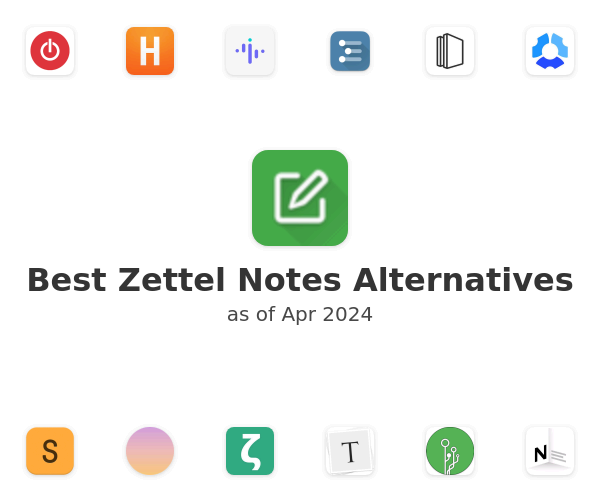 Best Zettel Notes Alternatives