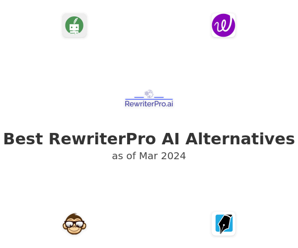Best RewriterPro AI Alternatives