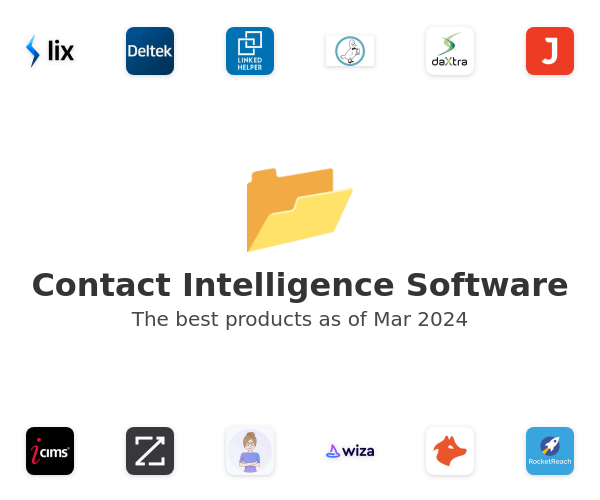 The best Contact Intelligence products