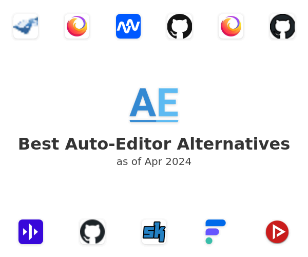 Best Auto-Editor Alternatives