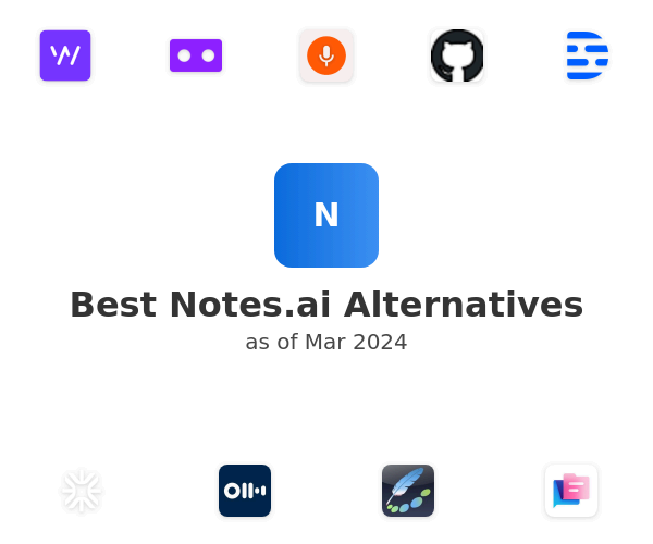 Best Notes.ai Alternatives