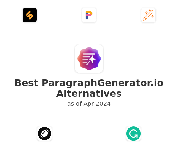 Best ParagraphGenerator.io Alternatives