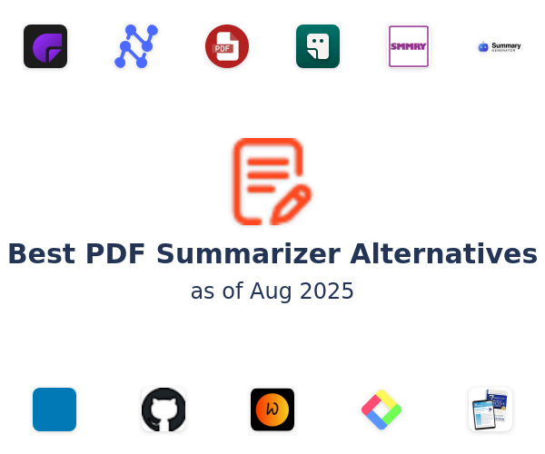 Best PDF Summarizer Alternatives