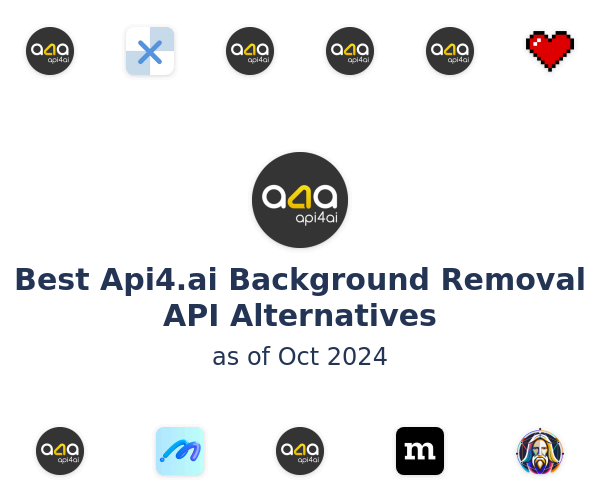 Best Api4.ai Background Removal API Alternatives