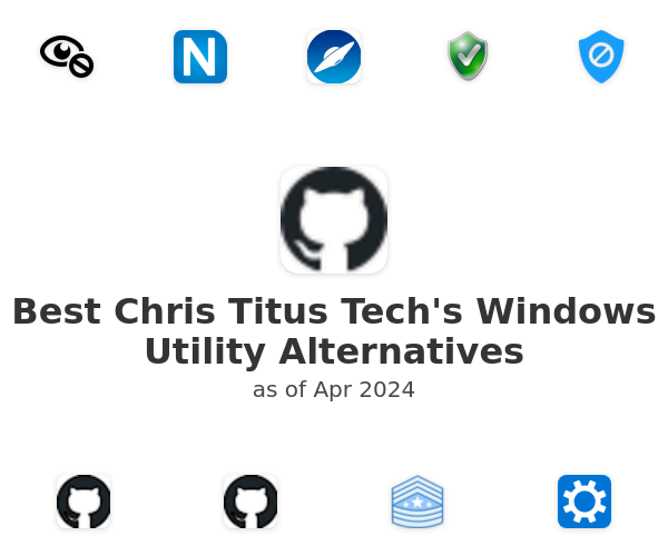 Best Chris Titus Tech's Windows Utility Alternatives