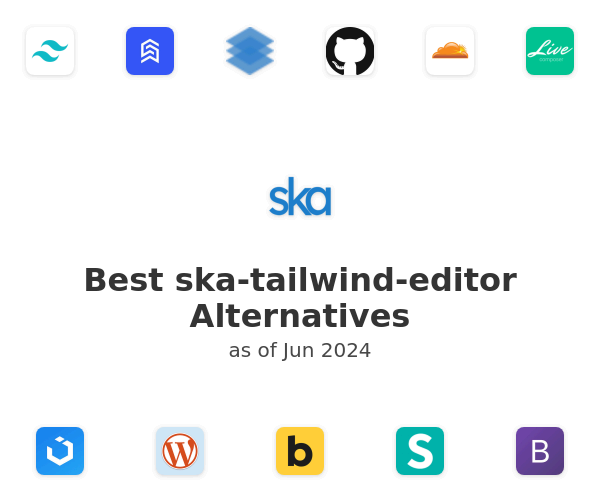 Best ska-tailwind-editor Alternatives