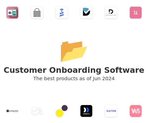 The best Customer Onboarding products