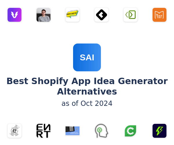 Best Shopify App Idea Generator Alternatives