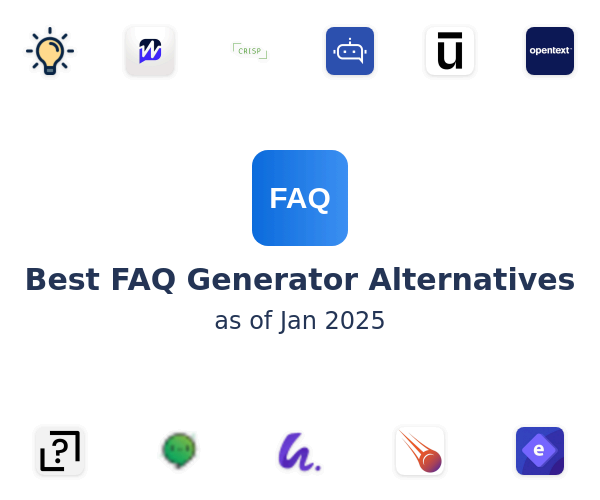 Best FAQ Generator Alternatives