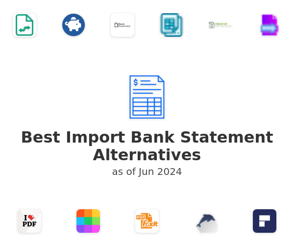 Best Import Bank Statement Alternatives