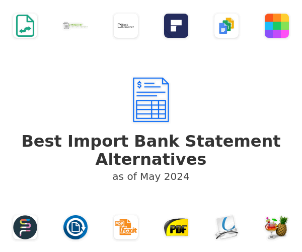 Best Import Bank Statement Alternatives