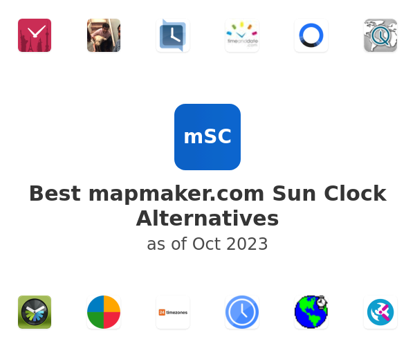 Best mapmaker.com Sun Clock Alternatives
