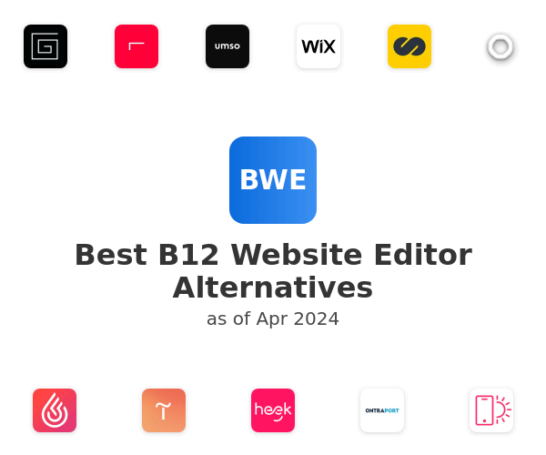 Best B12 Website Editor Alternatives