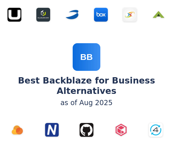 Best Backblaze for Business Alternatives