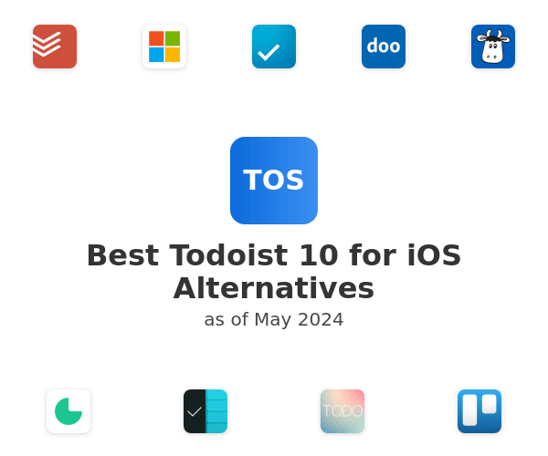Best Todoist 10 for iOS Alternatives