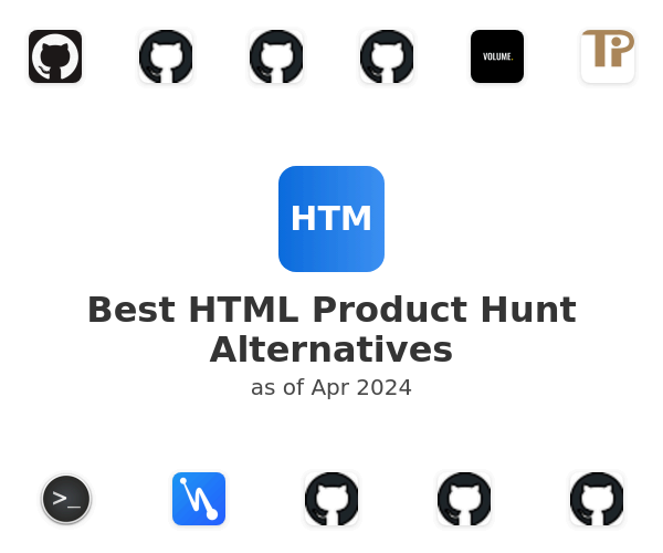 Best HTML Product Hunt Alternatives