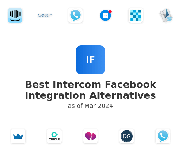 Best Intercom Facebook integration Alternatives