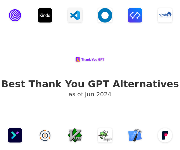 Best Thank You GPT Alternatives