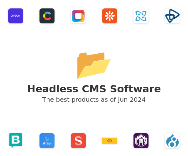 The best Headless CMS products