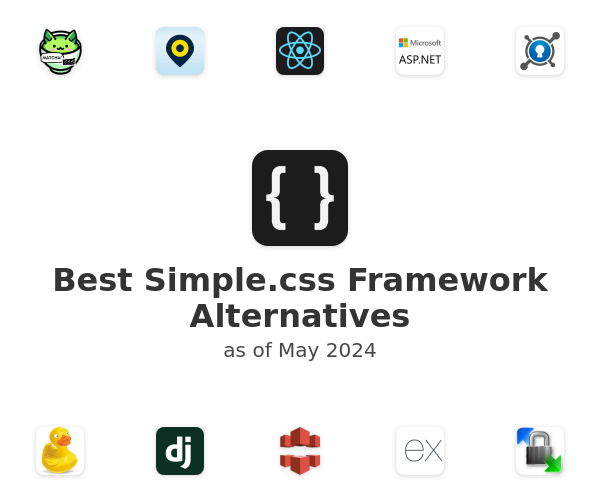 Best Simple.css Framework Alternatives