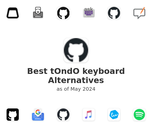 Best tOndO keyboard Alternatives