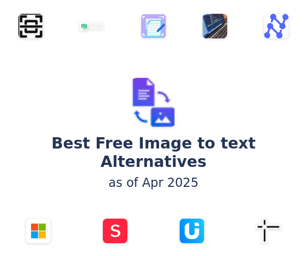 Best Free Image to text Alternatives