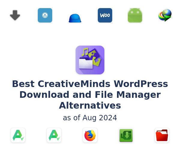 Best CreativeMinds WordPress Download and File Manager Alternatives