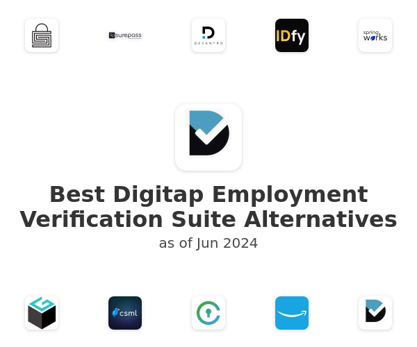 Best Digitap Employment Verification Suite Alternatives