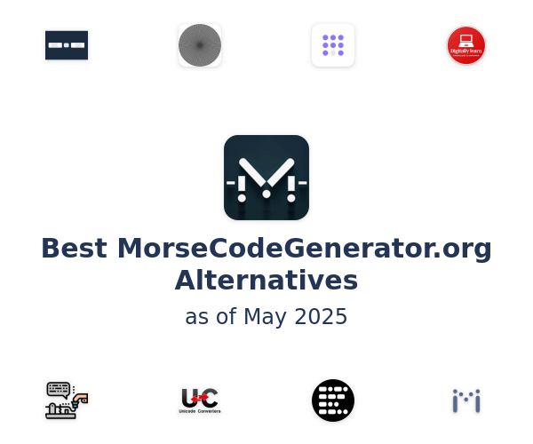 Best MorseCodeGenerator.org Alternatives