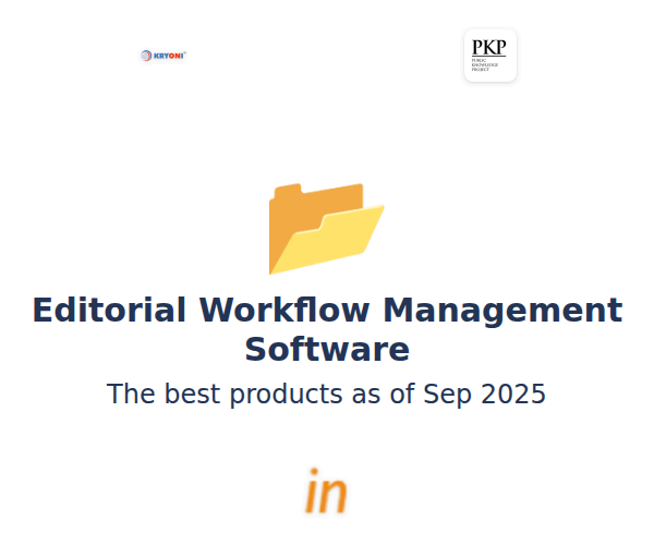 The best Editorial Workflow Management products