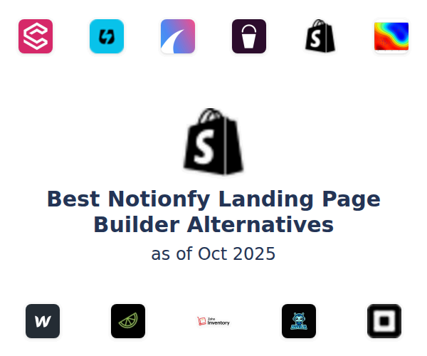 Best Notionfy Landing Page Builder Alternatives