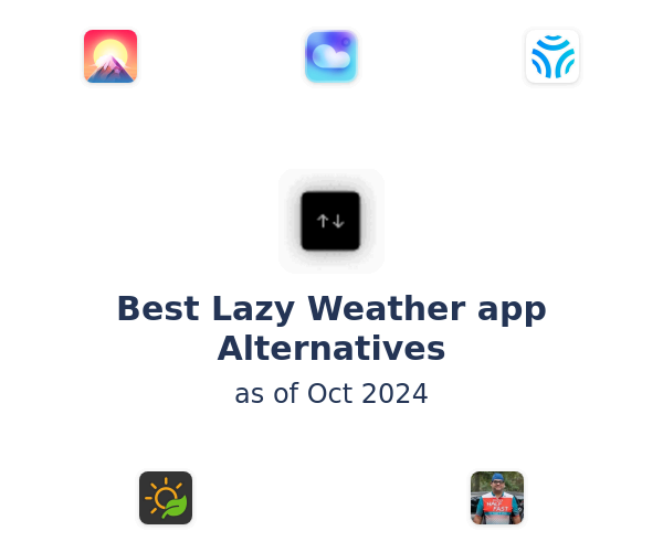 Best Lazy Weather app Alternatives