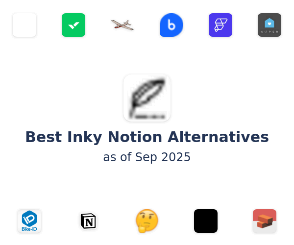 Best Inky Notion Alternatives