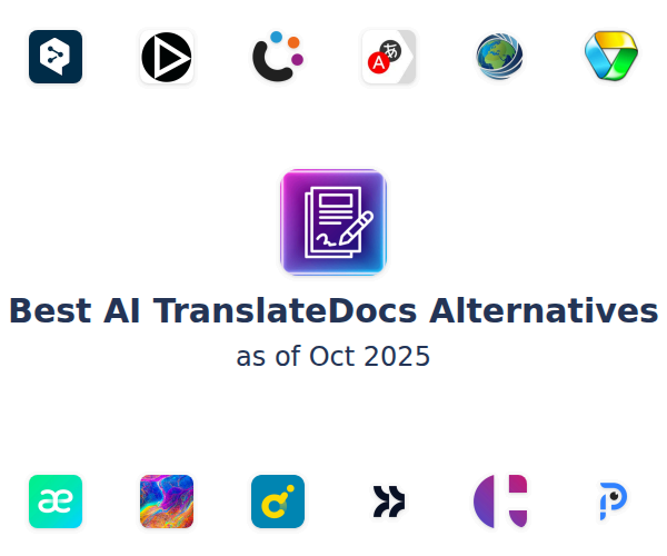 Best AI TranslateDocs Alternatives