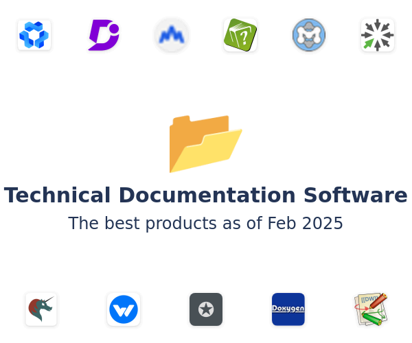 The best Technical Documentation products