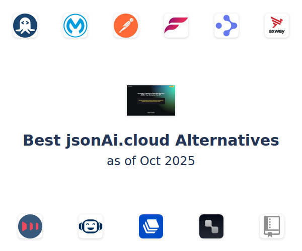 Best jsonAi.cloud Alternatives