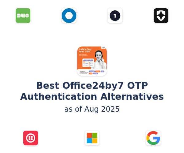 Best Office24by7 OTP Authentication Alternatives