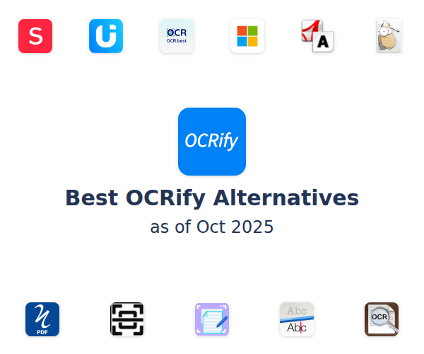 Best OCRify Alternatives