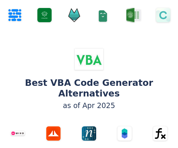 Best VBA Code Generator Alternatives