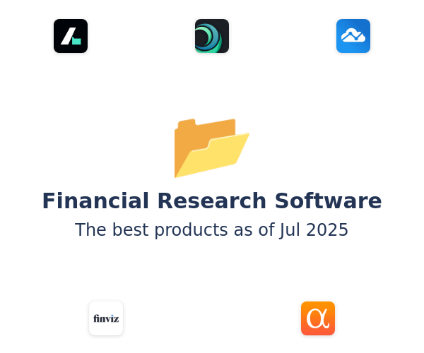 The best Financial Research products